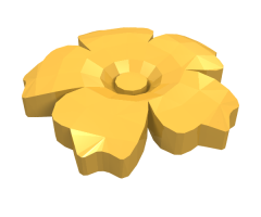 Friends Accessories Hair Decoration, Flower with Serrated Petals and Pin