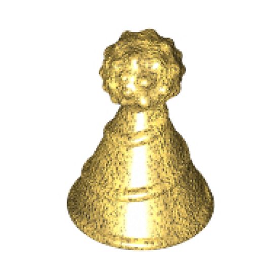 Minifigure, Headgear Accessory Hat with Pin Attachment, Party Hat