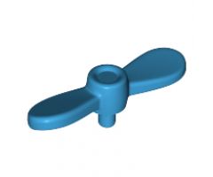 Minifigure, Headgear Accessory Propeller 2 Blade Twisted Tiny with Pin Attachment