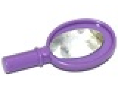 Friends Accessories Hand Mirror with Heart on Reverse with Oval Mirror Pattern (Sticker) - Sets 3187 / 41093