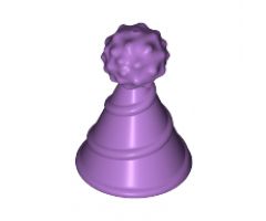 Minifigure, Headgear Accessory Hat with Pin Attachment, Party Hat
