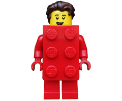 Brick Suit Guy, Series 18 (Minifigure Only without Stand and Accessories)