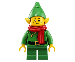 Elf - Green Scalloped Collar with Bells, Scarf