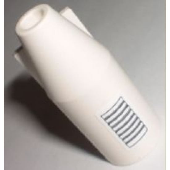 Aircraft Engine Smooth Large, 2 x 2 Thin Top Plate with Vent Pattern (Sticker) - Set 3222