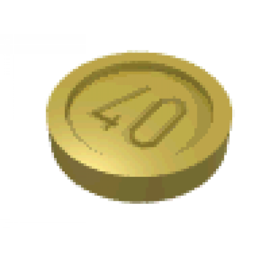 Minifigure, Utensil Coin Type 1 with 40 Mark