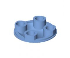 Plate, Round 2 x 2 with Rounded Bottom (Boat Stud)