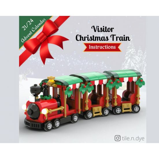 Visitor Christmas Train - LEGO CHRISTMAS MOC FREE INSTRUCTIONS