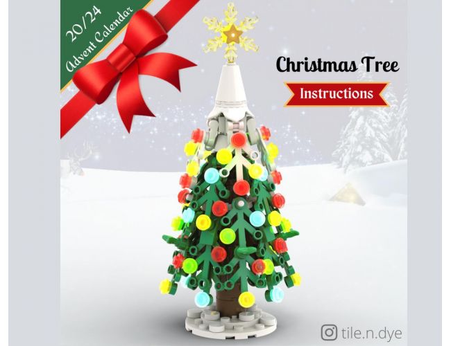 Christmas Tree LEGO CHRISTMAS MOC FREE INSTRUCTIONS