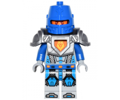 Nexo Knight Soldier - Flat Silver Armor, Blue Helmet with Eye Slit