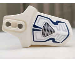 Hero Factory Shoulder Armor with Dark Blue and Silver Lines Pattern (Sticker) - Set 70788