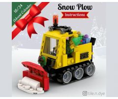 Snow Plow - LEGO CHRISTMAS MOC FREE INSTRUCTIONS