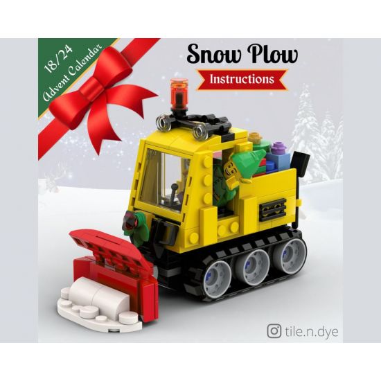 Snow Plow - LEGO CHRISTMAS MOC FREE INSTRUCTIONS