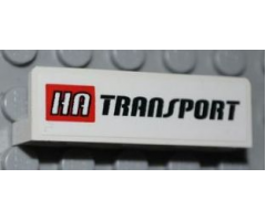 Panel 1 x 4 x 1 with 'HA TRANSPORT' Pattern (Sticker) - Set 4645