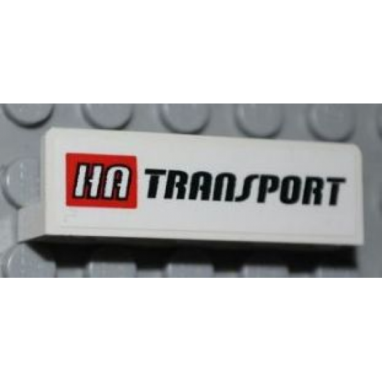 Panel 1 x 4 x 1 with 'HA TRANSPORT' Pattern (Sticker) - Set 4645