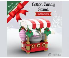 Cotton Candy Stand - LEGO CHRISTMAS MOC FREE INSTRUCTIONS