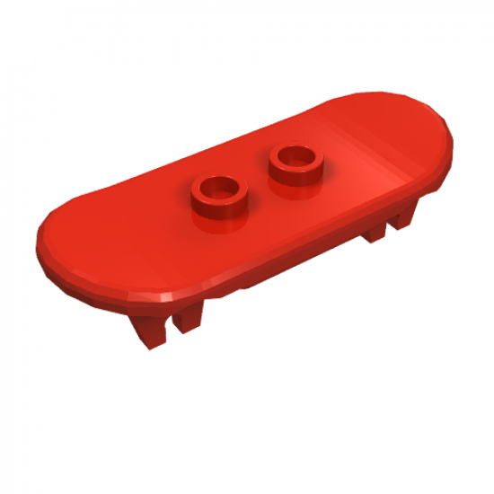 Minifigure, Utensil Skateboard with Trolley Wheel Holders