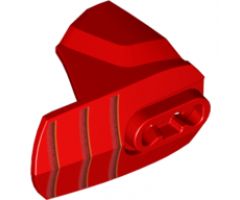 Hero Factory Armor with Ball Joint Socket - Size 4 with Three Stripes Pattern
