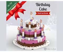 Birthday Cake - LEGO CHRISTMAS MOC FREE INSTRUCTIONS