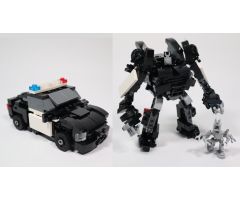 Barricade (Transformers 2007 movie) version 3 and Frenzy