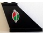 Tail 4 x 1 x 3 with Octan-Space Logo Pattern on Right (Model Left Side) (Sticker) - Set 70816