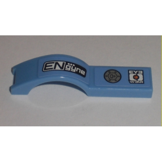 Vehicle, Mudguard 1 x 4 1/2 with 'ENgyne' and 'EYEWEAR' Pattern Model Right (Stickers) - Set 8193