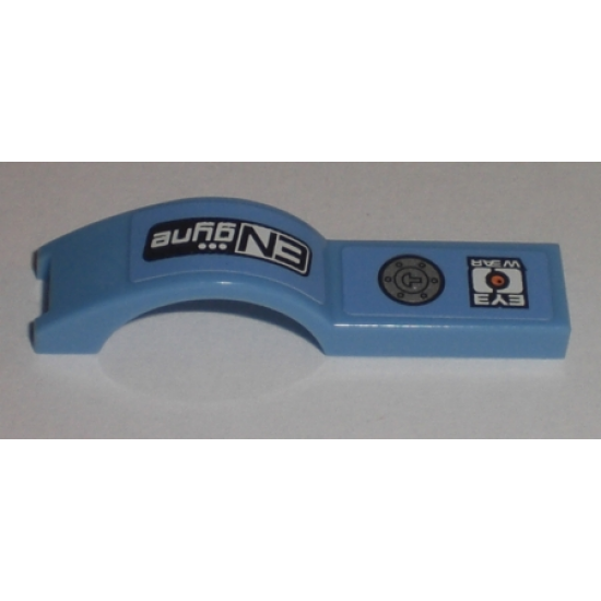 Vehicle, Mudguard 1 x 4 1/2 with 'ENgyne' and 'EYEWEAR' Pattern Model Left (Stickers) - Set 8193