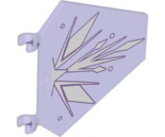 Flag 5 x 6 Hexagonal with White Ice Crystal Pattern