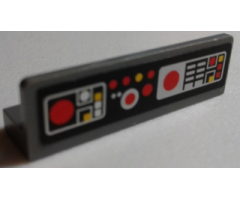 Panel 1 x 4 x 1 with SW Control Panel and Buttons Pattern 1 (Sticker) - Set 7879