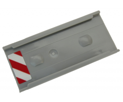 Ladder Holder for Ladder 14 x 2.5 with Red and White Danger Stripes Pattern Model Left Side (Sticker) - Set 60203