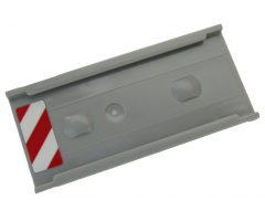 Ladder Holder for Ladder 14 x 2.5 with Red and White Danger Stripes Pattern Model Right Side (Sticker) - Set 60203