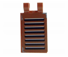 Tile, Modified 2 x 3 with 2 Clips (thick U clips) with Shutter Pattern (Sticker) - Set 6210