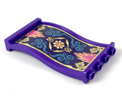 Panel 1 x 4 x 6 Wavy with Magic Carpet Pattern (Sticker) - Set 41161