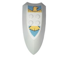 Large Figure Part Nestle Promo Figure Jayko Shield with Eagle Pattern (Stickers) - Set 4944