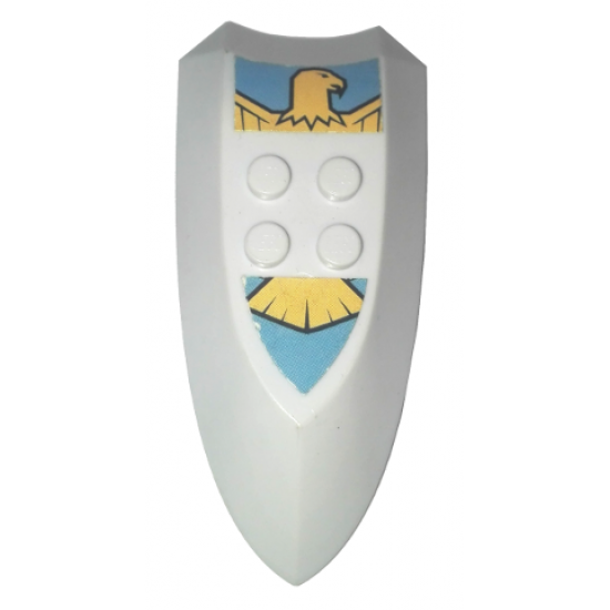 Large Figure Part Nestle Promo Figure Jayko Shield with Eagle Pattern (Stickers) - Set 4944