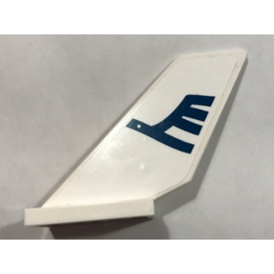 Tail Shuttle with Dark Blue Airline Bird Pattern on Both Sides (Stickers) - Set 7696
