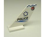 Tail Shuttle with Police Blue Checkered Pattern