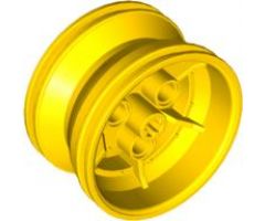 Wheel 43.2mm D. x 26mm Technic Racing Small, 3 Pin Holes