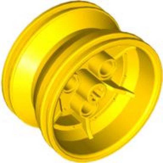 Wheel 43.2mm D. x 26mm Technic Racing Small, 3 Pin Holes