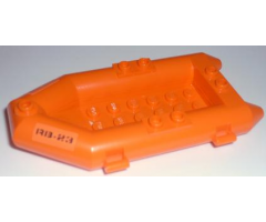 Boat Rubber Raft, Small with 'RB-23' Pattern on Both Sides (Stickers) - Set 7739
