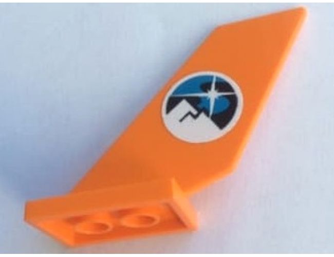 Tail Shuttle with Arctic Logo Pattern on Both Sides (Stickers) - Set 60193