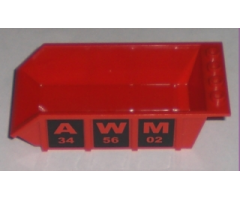 Vehicle Tipper Bed 4 x 6 with 'AWM' Pattern on Both Sides (Stickers) - Set 8196