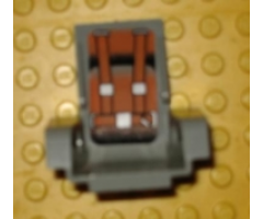 Technic Seat 3 x 2 Base with Cushions and Seat Belt Pattern (Sticker) - Set 8465