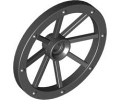 Wheel Wagon Large 33mm D., Hole Round for Wheels Holder Pin