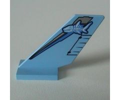 Tail Shuttle with Shark Skeleton Pattern