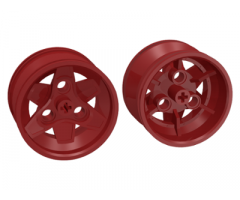 Wheel 43.2mm D. x 26mm Technic Racing Small, 3 Pin Holes