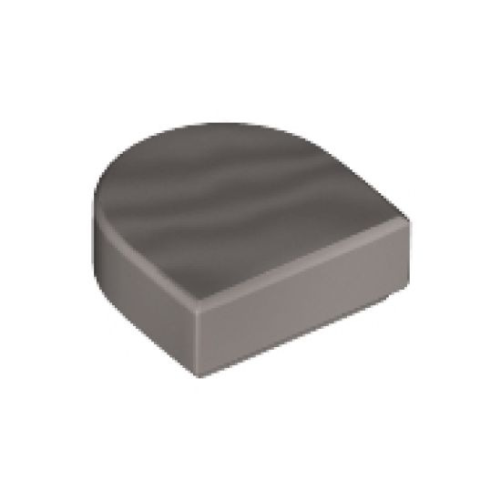 Tile, Round 1 x 1 Half Circle Extended (Stadium)