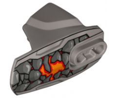 Hero Factory Armor with Ball Joint Socket - Size 5 with Rock Pattern (Bruizer)