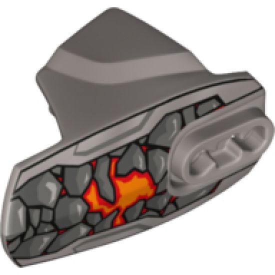 Hero Factory Armor with Ball Joint Socket - Size 5 with Rock Pattern (Bruizer)