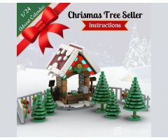 Christmas Tree Seller - LEGO CHRISTMAS MOC INSTRUCTIONS