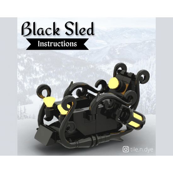 BLACK SLED - LEGO CHRISTMAS MOC